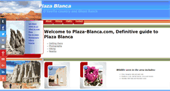 Desktop Screenshot of plaza-blanca.com