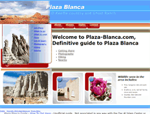 Tablet Screenshot of plaza-blanca.com